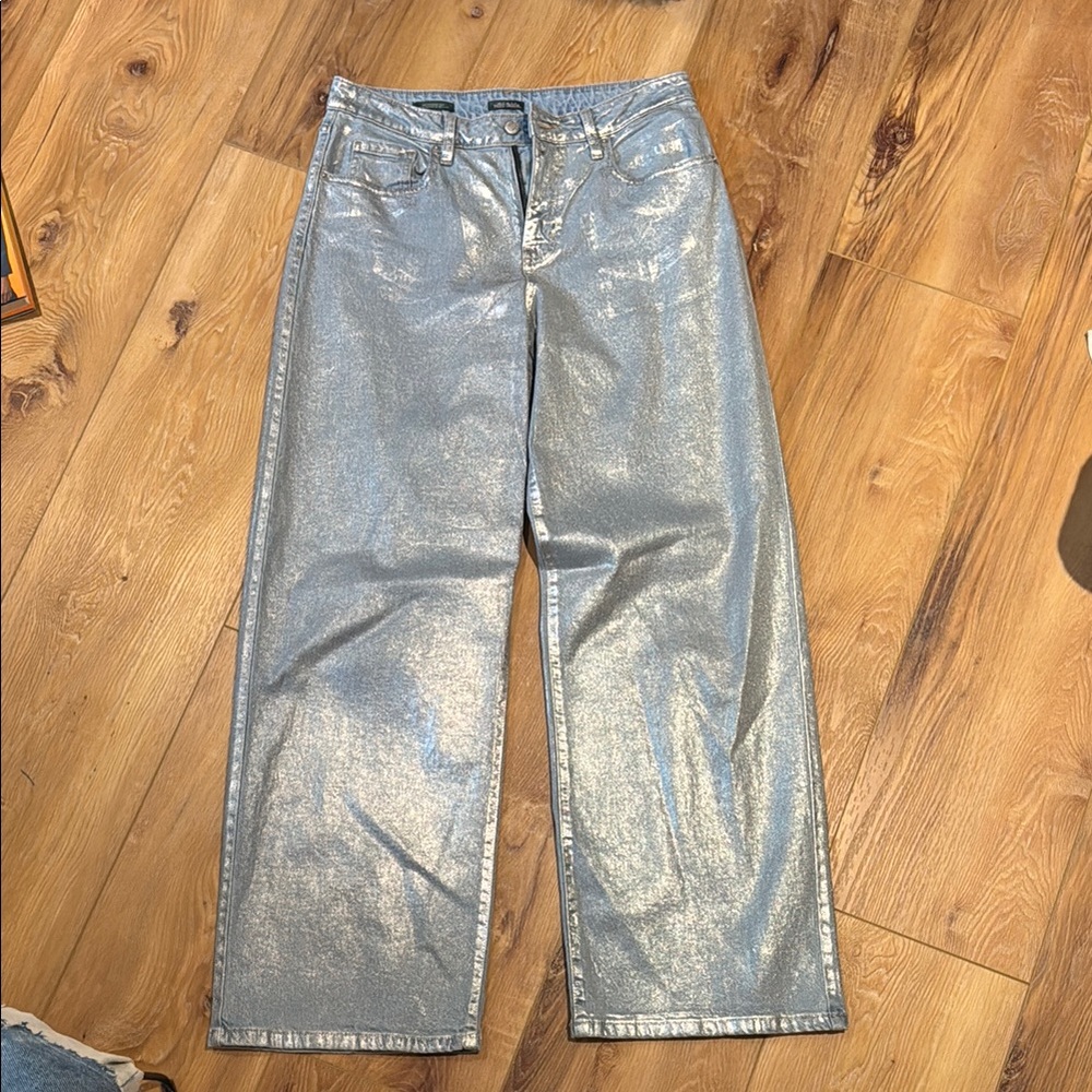 Wild Fable Silver Metallic Jeans